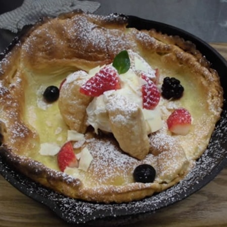 いちごとベリーのミルフィーユ